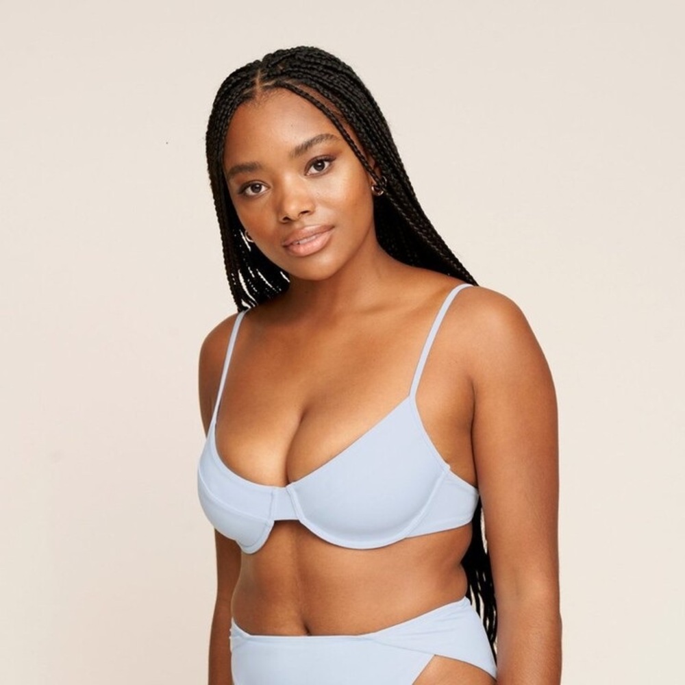 Zonarch Laetitia Bikini Small Top & Medium Bottom - NWT - Blue Moon color - Picture 2 of 4